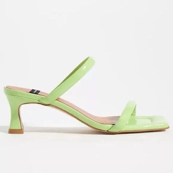 NEW Angel Alarcon Square-Toe Mules Lime Green EU 38 US 7 - 7.5 - Picture 10 of 10